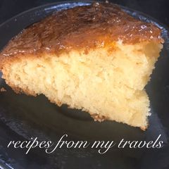 REVANI CAKE (Greek coconut cake) A picture of REVANI CAKE (Greek coconut cake).
