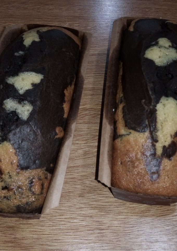 Una foto de Budín marmolado