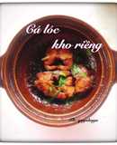 Cá lóc kho riềng