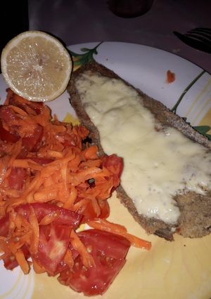 Una foto de Milanesas de berenjena