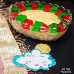 A picture of Cake With Banana Custard Delight.