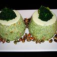 Flanes de brócoli con semillas de calabaza