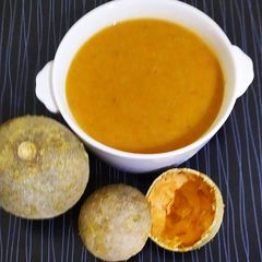 A picture of Wood Apple chutney.