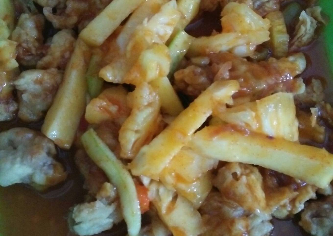 Ayam Goreng Tepung Saus Asam Manis