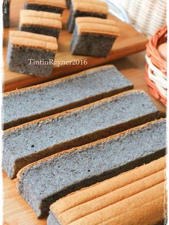 Foto resep Ogura Cake Ketan Hitam Malaysian Cottoncake