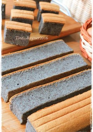 Foto resep Ogura Cake Ketan Hitam Malaysian Cottoncake