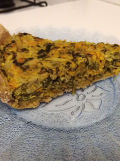 Una foto de Tarta de Acelga, Zanahoria y Atún