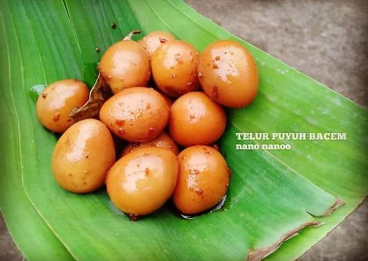 Telur Puyuh BACEM irit #RabuBaru