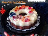 Puding Coklat Susu Edible Flower
