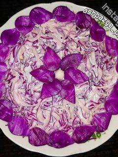 عکسی از دستور سالاد کلم بنفش 🌸 سالاد مورلاهانا