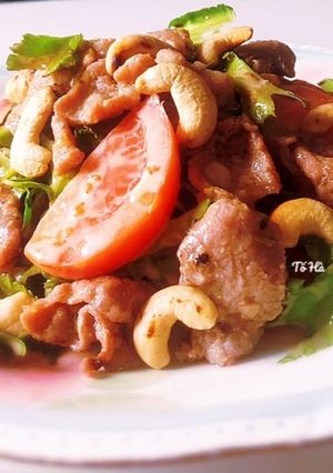 Hình của món Salad BÒ-ĐẬU RỒNG.