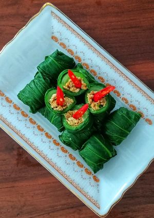 Foto resep Pokcoy gulung isi sambel tempe
