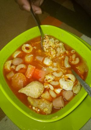 Foto resep Seblak Seafood Pedas