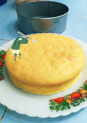 Foto resep Kue Labu (Pumpkin Cotton Cake)
