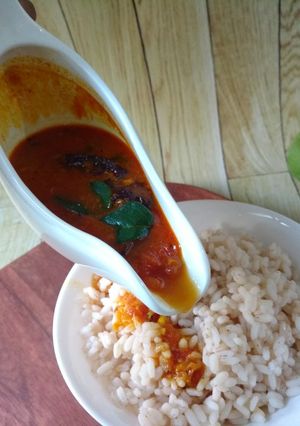 A picture of Raw Mango Rasam.