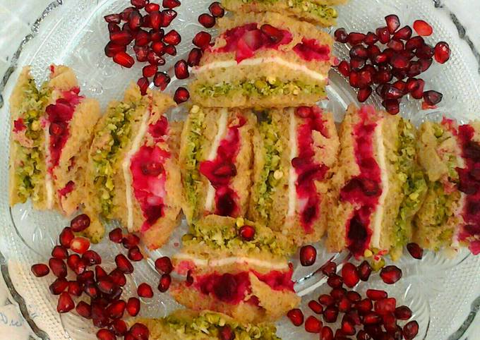 Recipe of Mario Batali Beetroot and sprouted green gram sandwich