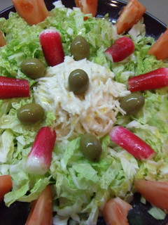 Una foto de Ensalada de col china y rábano negro