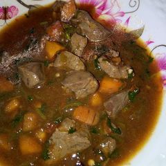 Stewed Liver for Supper A picture of Stewed Liver for Supper.
