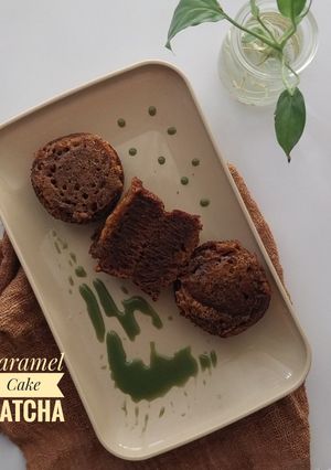 Foto resep Caramel Cake Matcha
