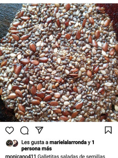 Una foto de Galletas de semillas