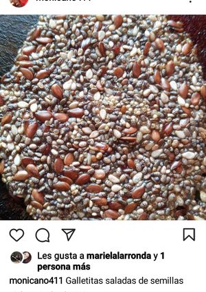 Una foto de Galletas de semillas
