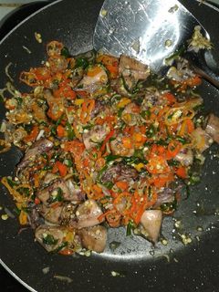 Foto resep Sambal cumi daun jeruk