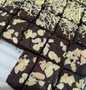 Cara Gampang Membuat Resep Fudgy brownies shiny crust no mixer yang Lezat Sekali Anti Ribet, Bikin Ngiler