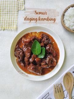 Foto resep Semur daging kambing