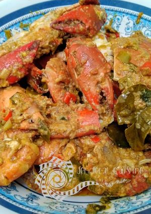 Foto resep Kepiting Mercon (Saos kari pedas-modified)
