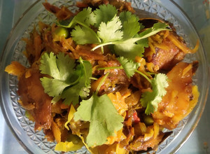 A picture of Cabbage sabji.