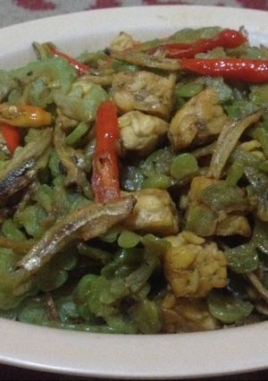 Foto resep Tumis pare ikan teri
