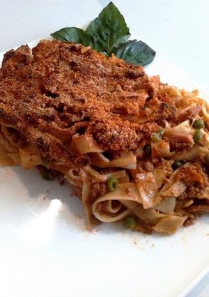 Foto di Crostata Di Tagliatelle Al Forno