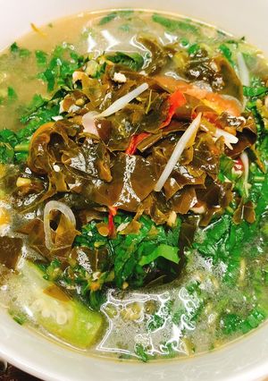 Hình của món Canh chua cá cờ lá giang.