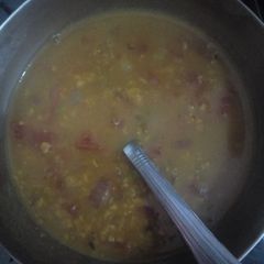 A picture of Masala oats soup.