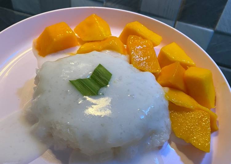 Langkah Mudah untuk Bikin Mango sticky rice, Bisa Manjain Lidah