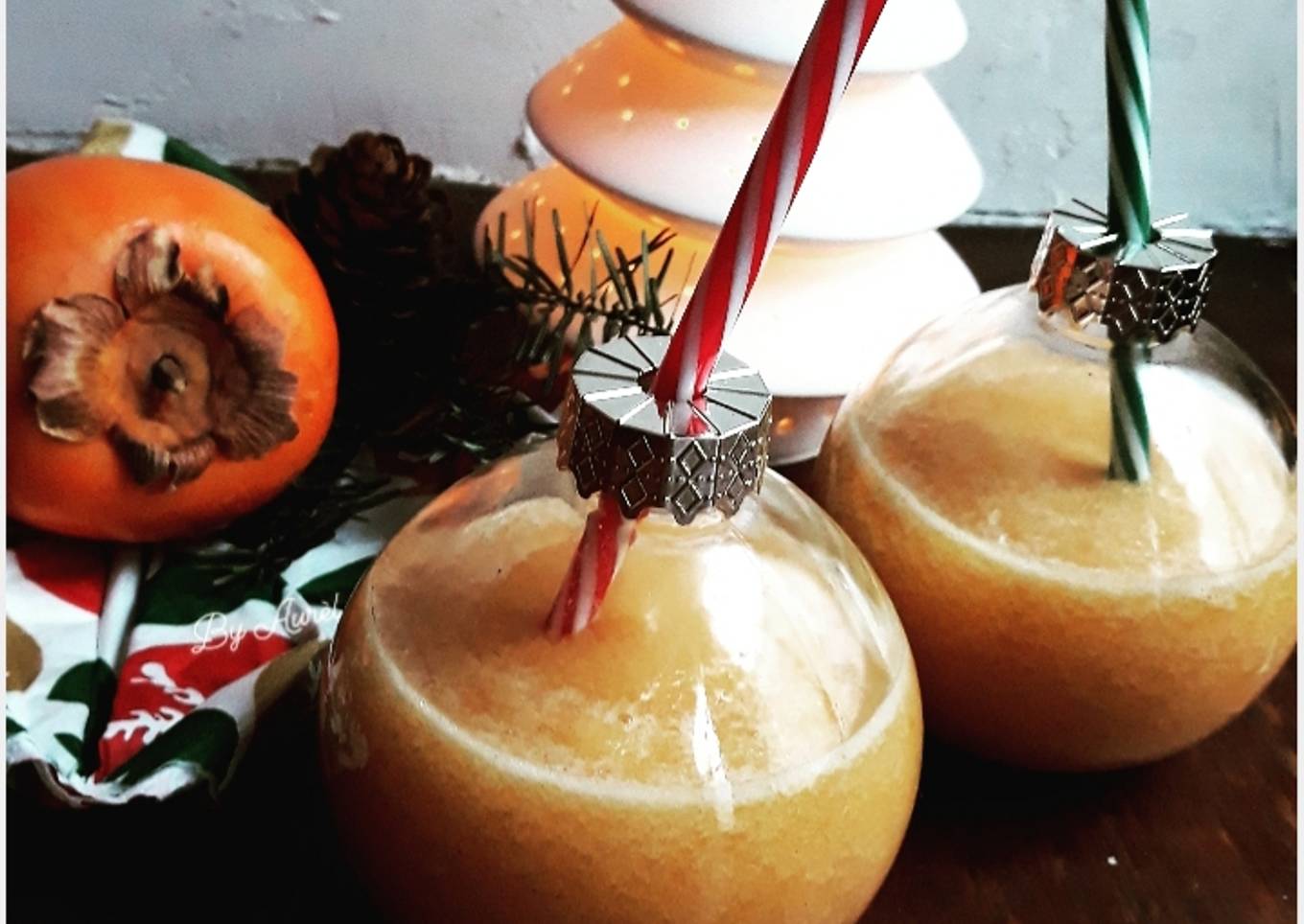 ☆Smoothie Kaki aux Épices de Noël☆