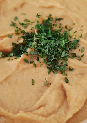 Une photo de Houmous light