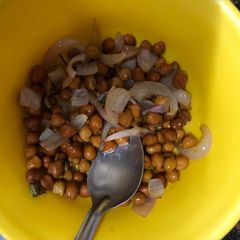 Dry Chana fry A picture of Dry Chana fry.
