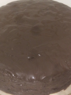 Una foto de Tarta de chocolate rellena de nocilla
