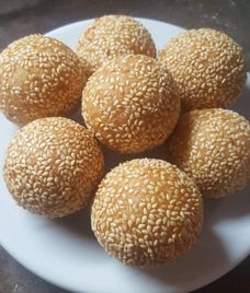 bánh rán bột nếp đường