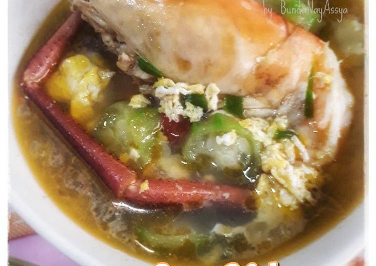 Langkah Mudah untuk Menyiapkan Sup Udang Telur Oyong, Menggugah Selera