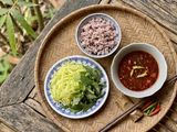 Bí Ngòi Chần Chấm Tôm Kho Mắm Ruốc Huế