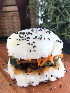 Foto resep Vegan Rice Burger