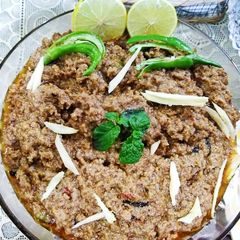 A picture of Dum ka qeema.