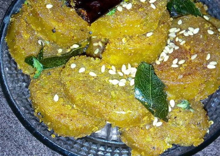 Recipe of Homemade Dudhi na muthiya