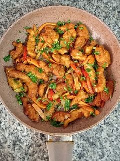 Foto resep Tumis ayam tepung