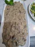 Beef stroganoff
