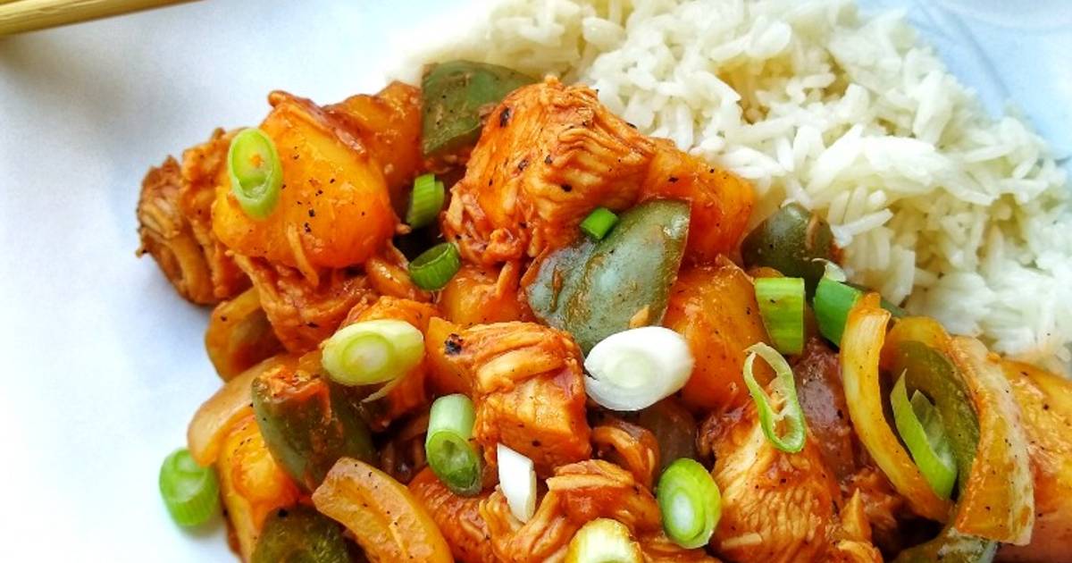 Sweet Sour Chicken Hong Kong Style Without Batter Recipe By Natalie Marten Cookpad