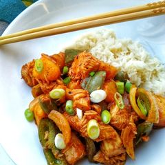 A picture of Sweet & Sour Chicken Hong Kong Style (Without Batter).