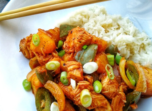 A picture of Sweet & Sour Chicken Hong Kong Style (Without Batter).